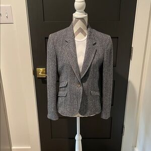 Rare Vintage 3 Pocket Harris Tweed 100 % Pure Scottish Wool Women's Blazer